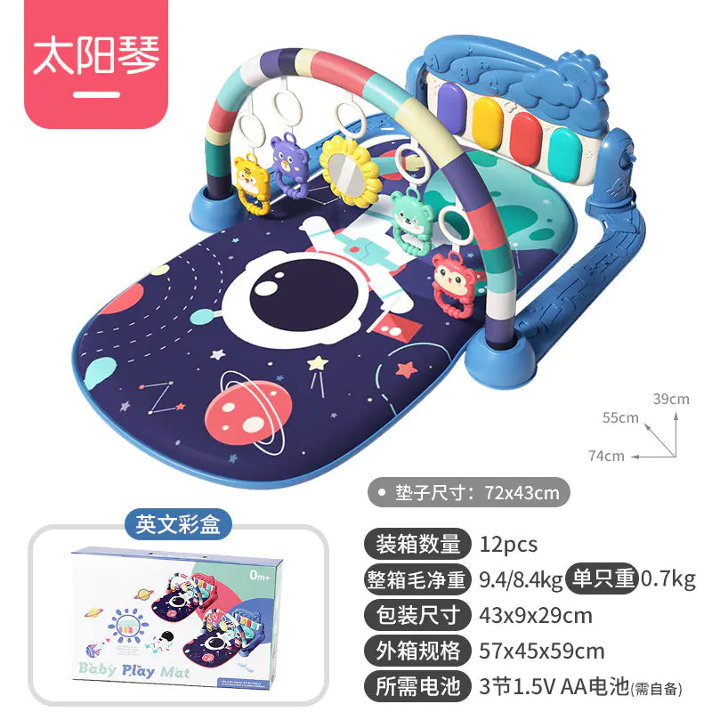 Musical Baby Gym Play Mat Piano Toy for Newborns