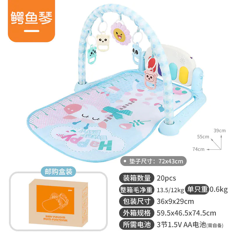 Musical Baby Gym Play Mat Piano Toy for Newborns
