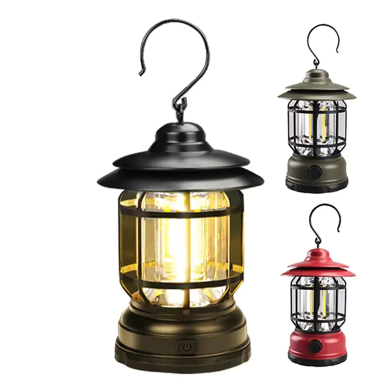 New Vintage Lantern - Outdoor Camping Rechargeable Light