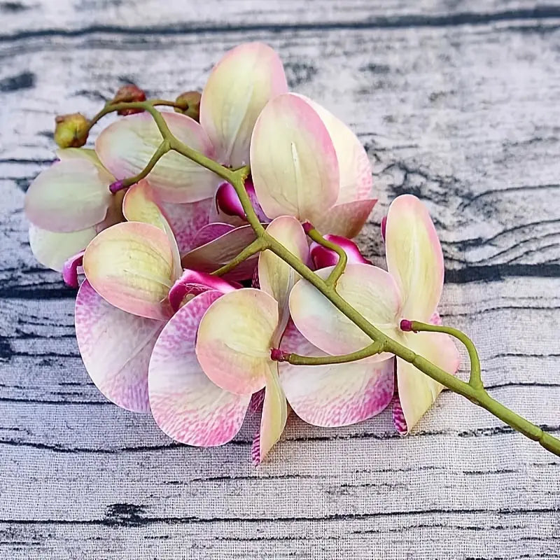 Artificial 6-Head Phalaenopsis Orchid