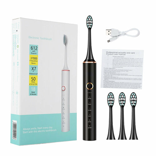 Sonic Electric Toothbrush Travel for Adults Children Denta Whitening
