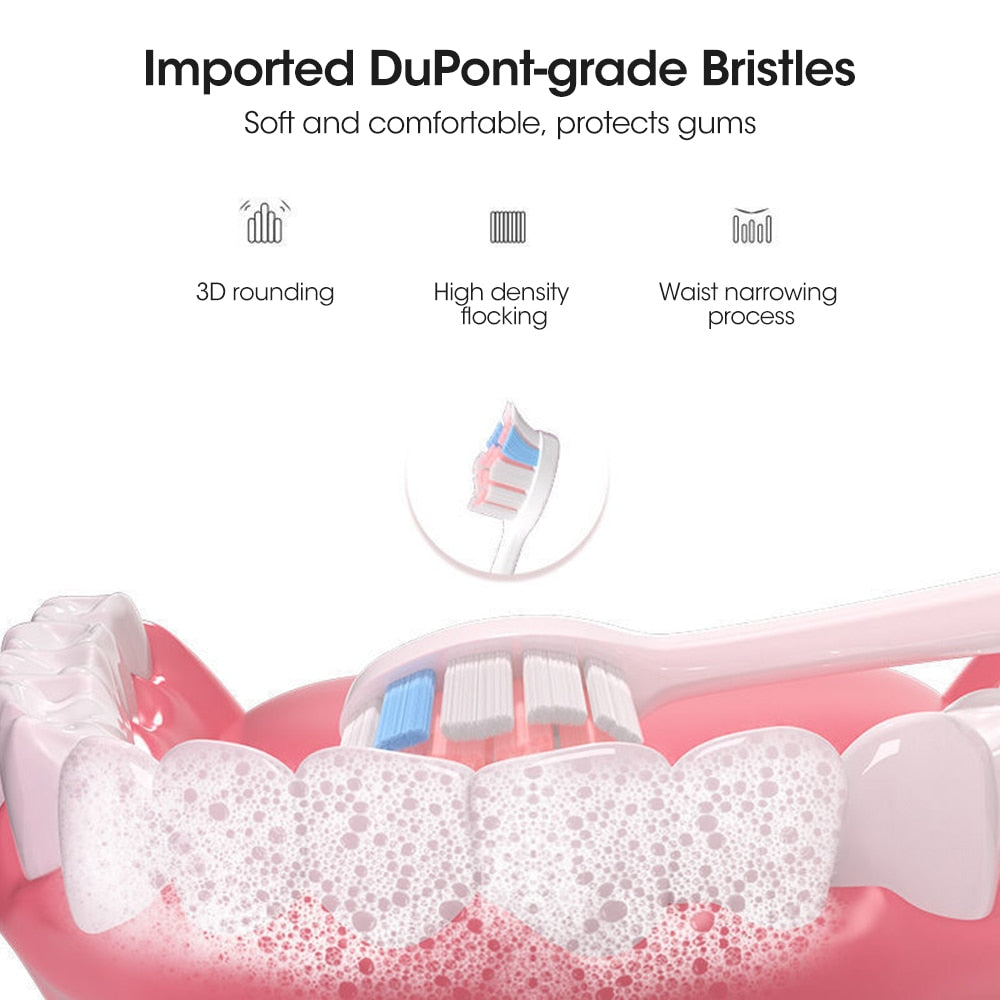 Sonic Electric Toothbrush Travel for Adults Children Denta Whitening