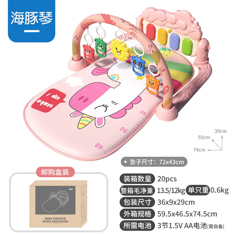 Musical Baby Gym Play Mat Piano Toy for Newborns