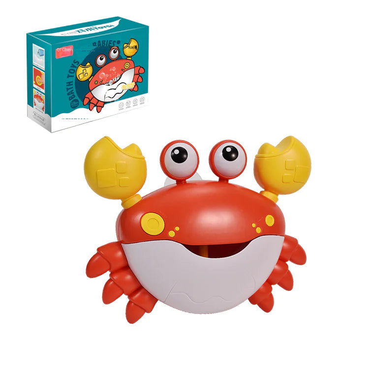 Musical Bubble Crab Toy for Kids' Bath Time