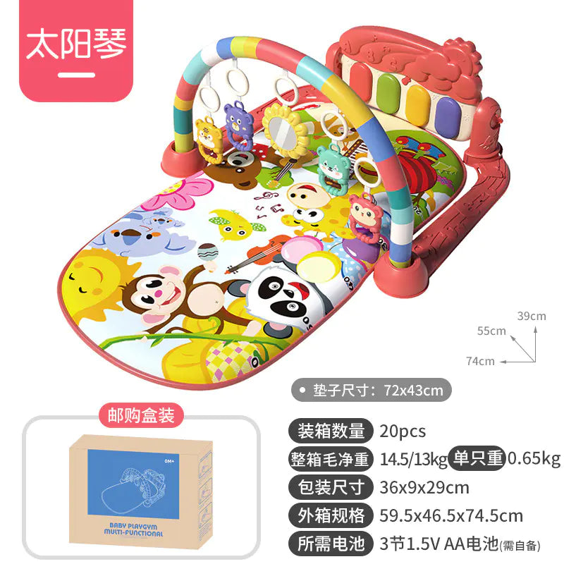 Musical Baby Gym Play Mat Piano Toy for Newborns