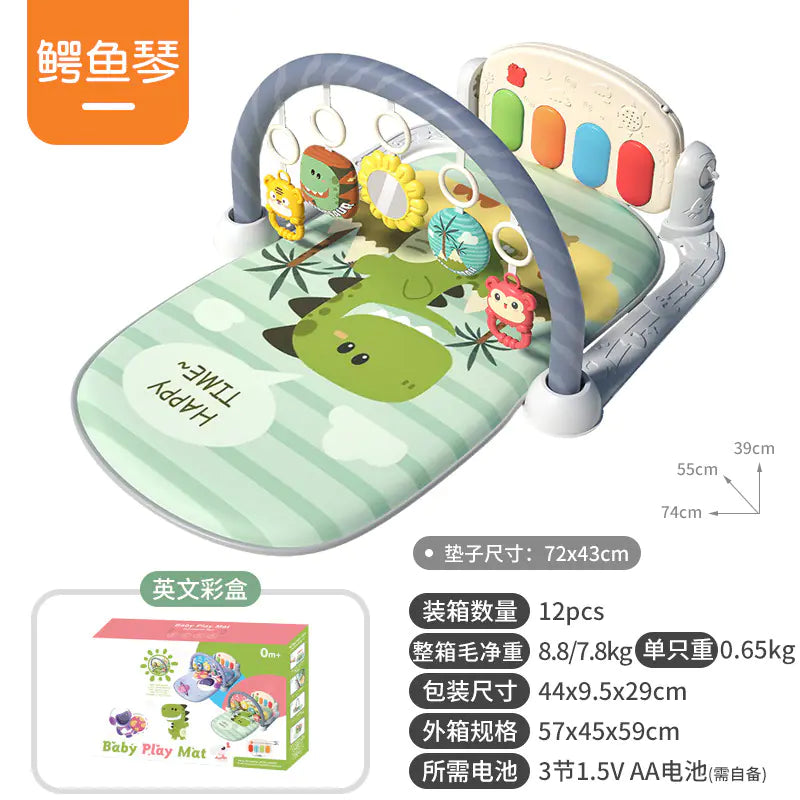 Musical Baby Gym Play Mat Piano Toy for Newborns