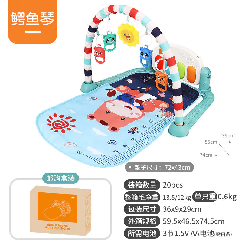 Musical Baby Gym Play Mat Piano Toy for Newborns