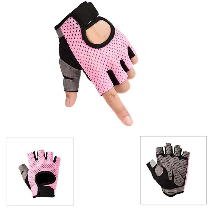 Half-Finger Sports Gloves for Outdoor Cycling and Fitness