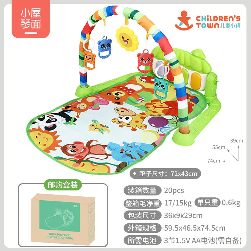 Baby Gym Play Mat with Music Piano for Infants