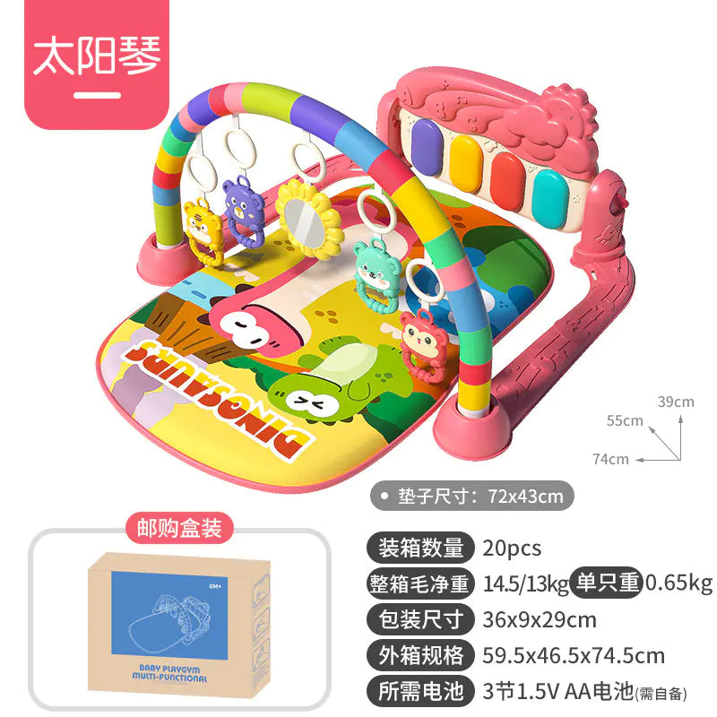 Musical Baby Gym Play Mat Piano Toy for Newborns