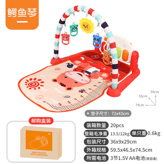 Musical Baby Gym Play Mat Piano Toy for Newborns