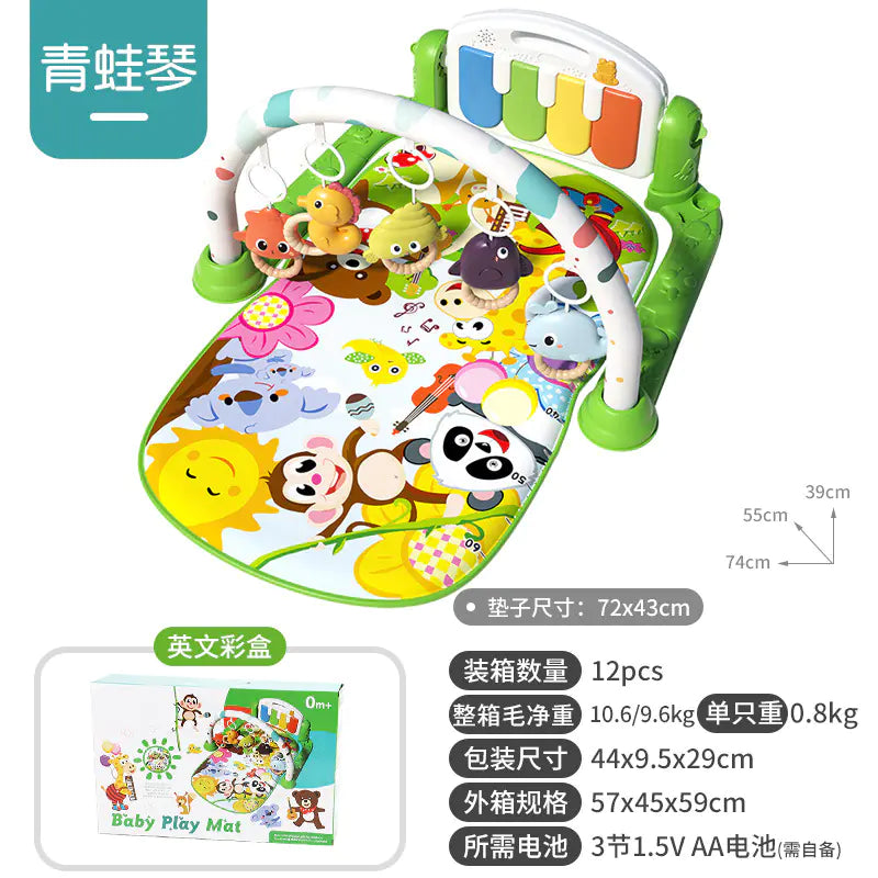 Musical Baby Gym Play Mat Piano Toy for Newborns