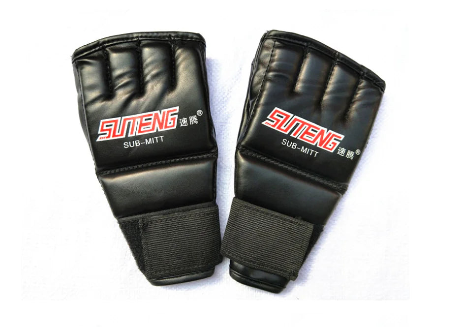 Boxing Gloves, Half Finger Open-Finger Gloves