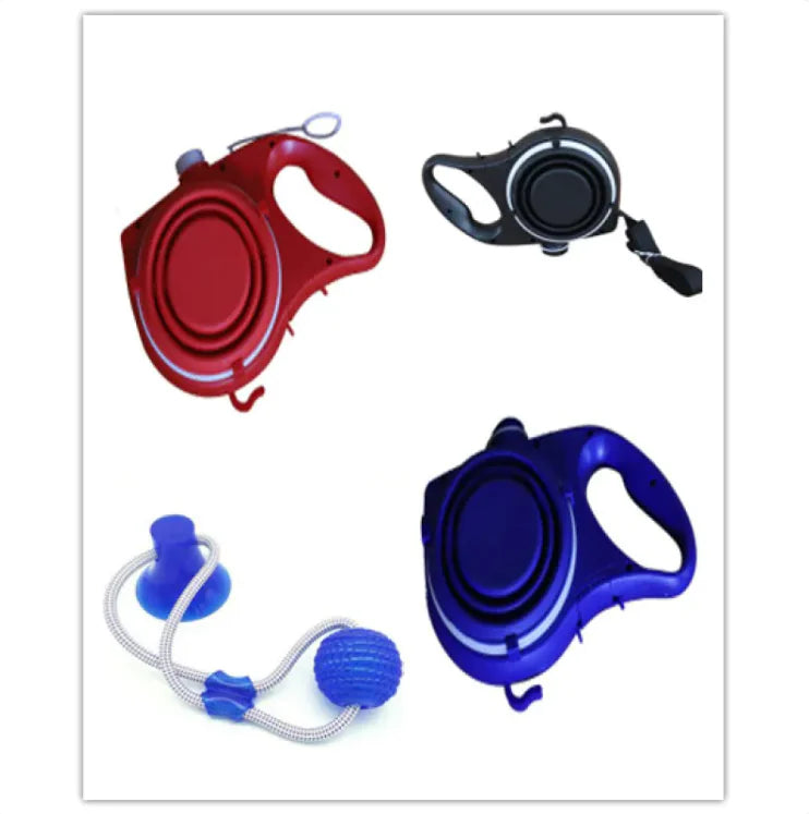 3 In 1- Water carrier, Bowl, and Leash
