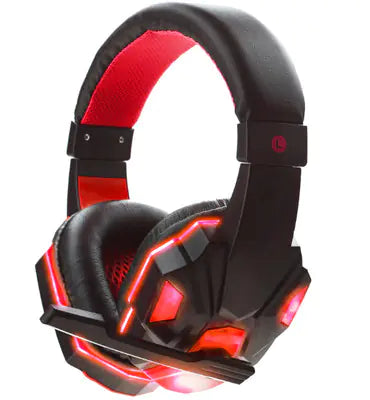 Gaming Headset with LED for Esports and PC Use