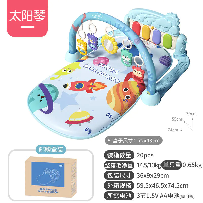 Musical Baby Gym Play Mat Piano Toy for Newborns
