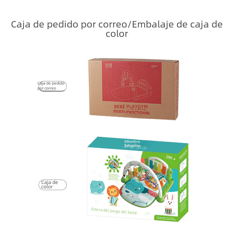 Musical Baby Gym Play Mat Piano Toy for Newborns