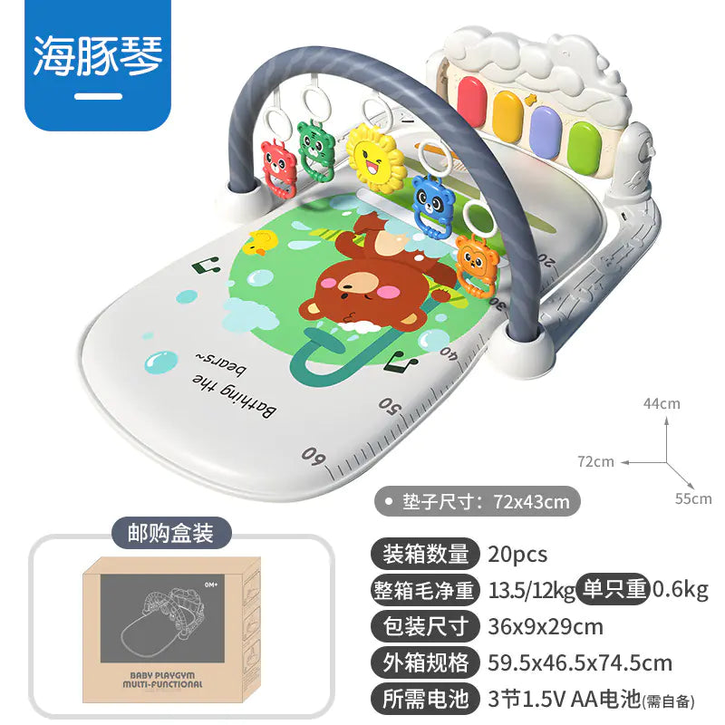 Musical Baby Gym Play Mat Piano Toy for Newborns