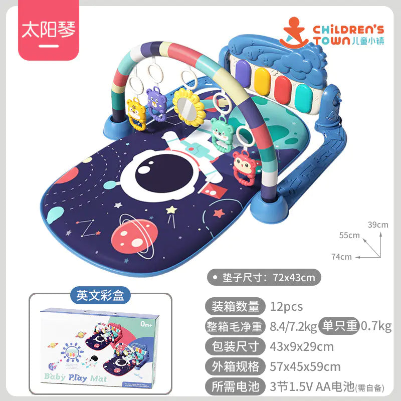 Baby Gym Play Mat with Music Piano for Infants