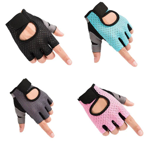 Half-Finger Sports Gloves for Outdoor Cycling and Fitness
