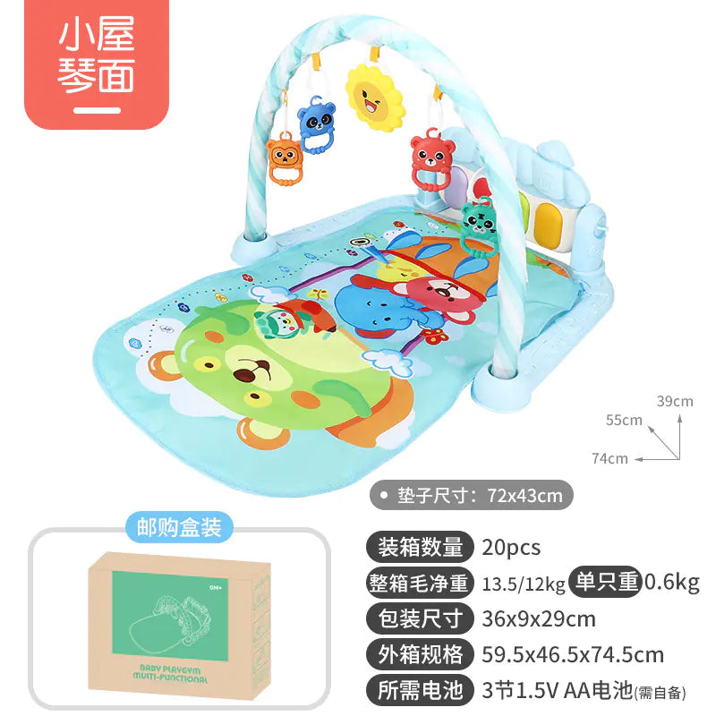 Musical Baby Gym Play Mat Piano Toy for Newborns