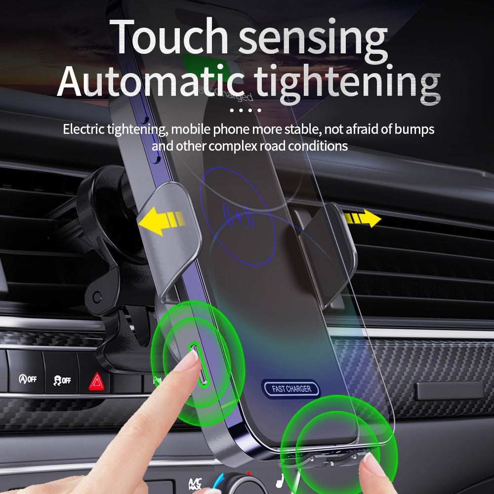Wireless 15W Fast Charging Car Phone Holder