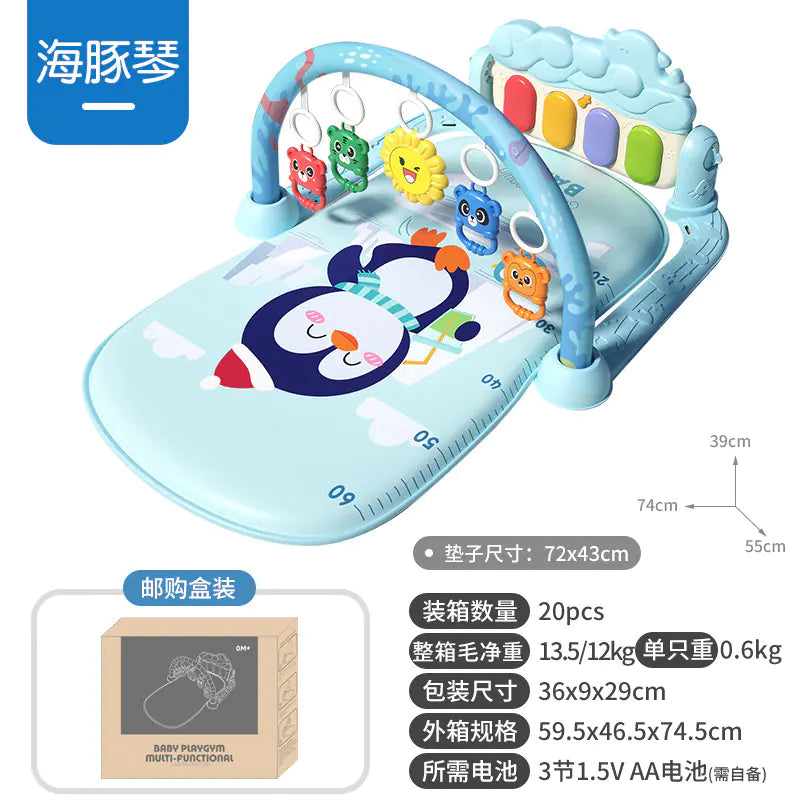 Musical Baby Gym Play Mat Piano Toy for Newborns