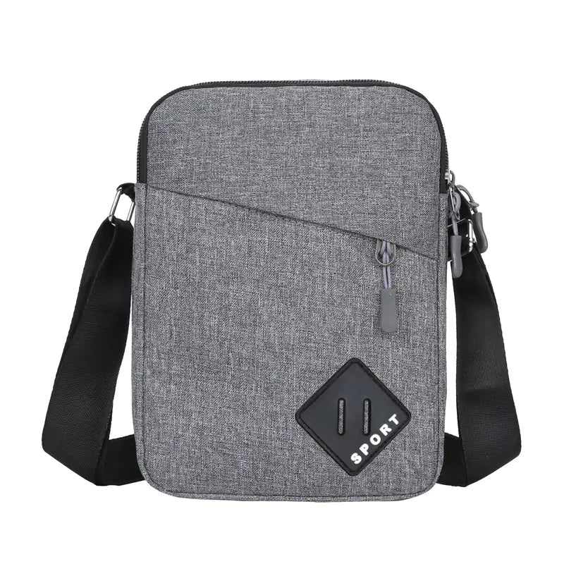 Men's Oxford Cloth Crossbody Shoulder Bag