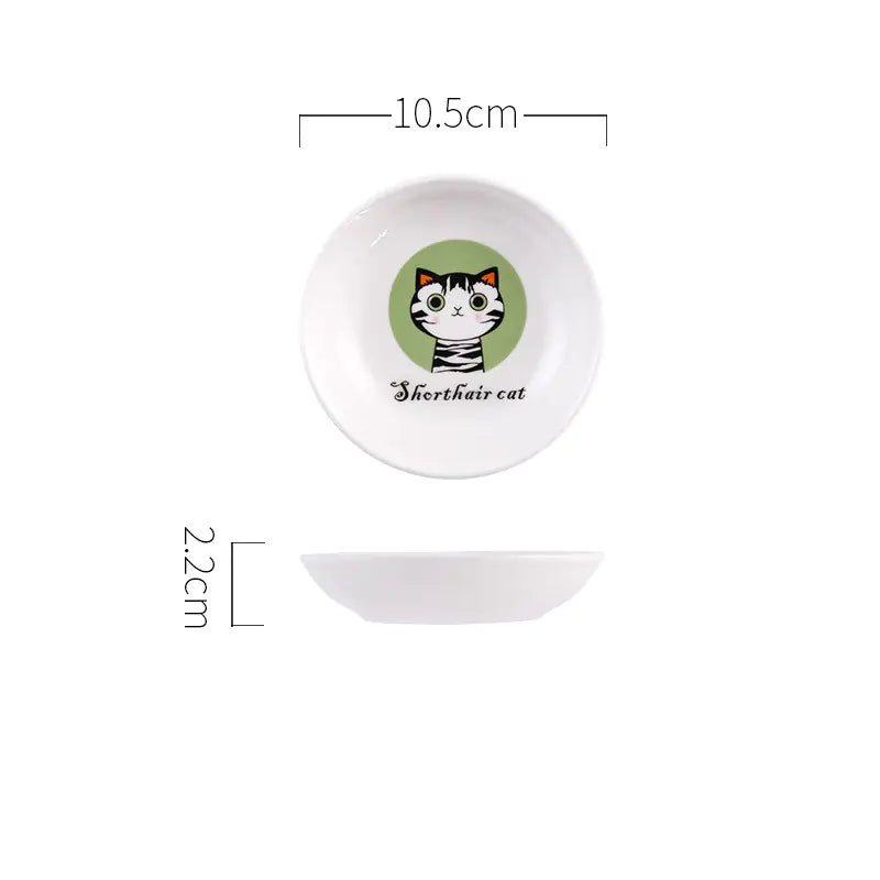 Cat Dish Tableware