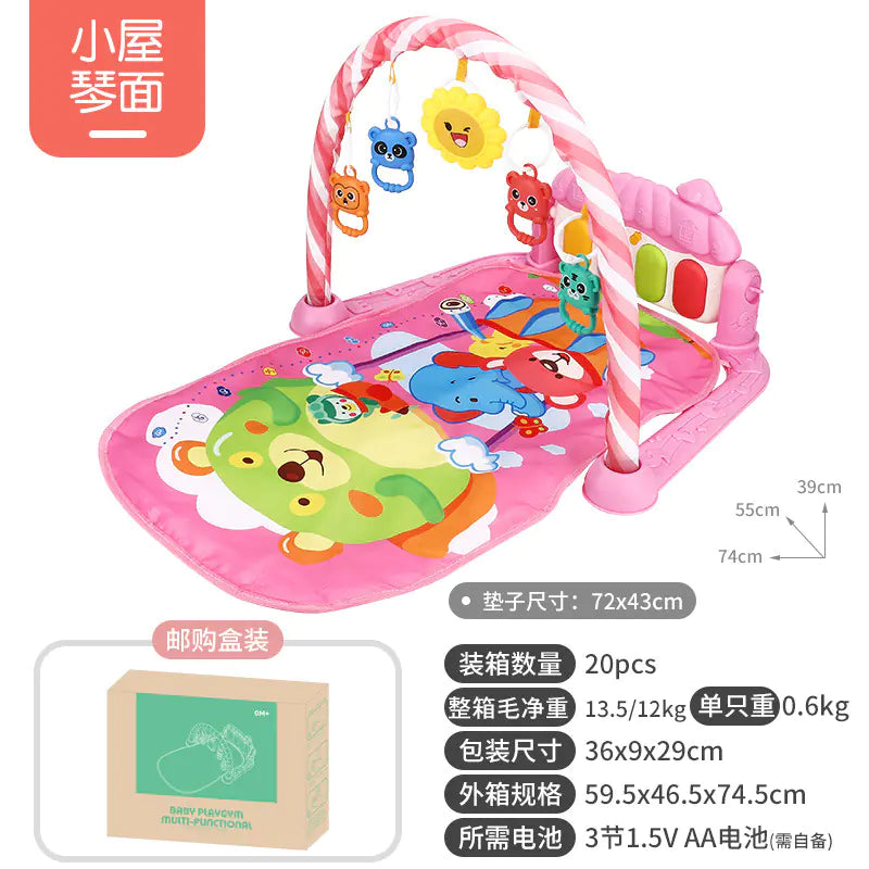 Musical Baby Gym Play Mat Piano Toy for Newborns