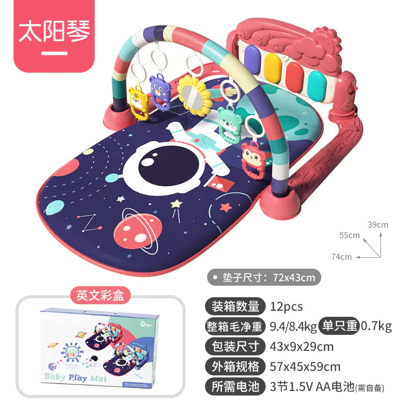 Musical Baby Gym Play Mat Piano Toy for Newborns