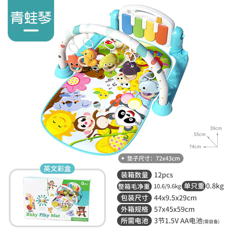 Musical Baby Gym Play Mat Piano Toy for Newborns