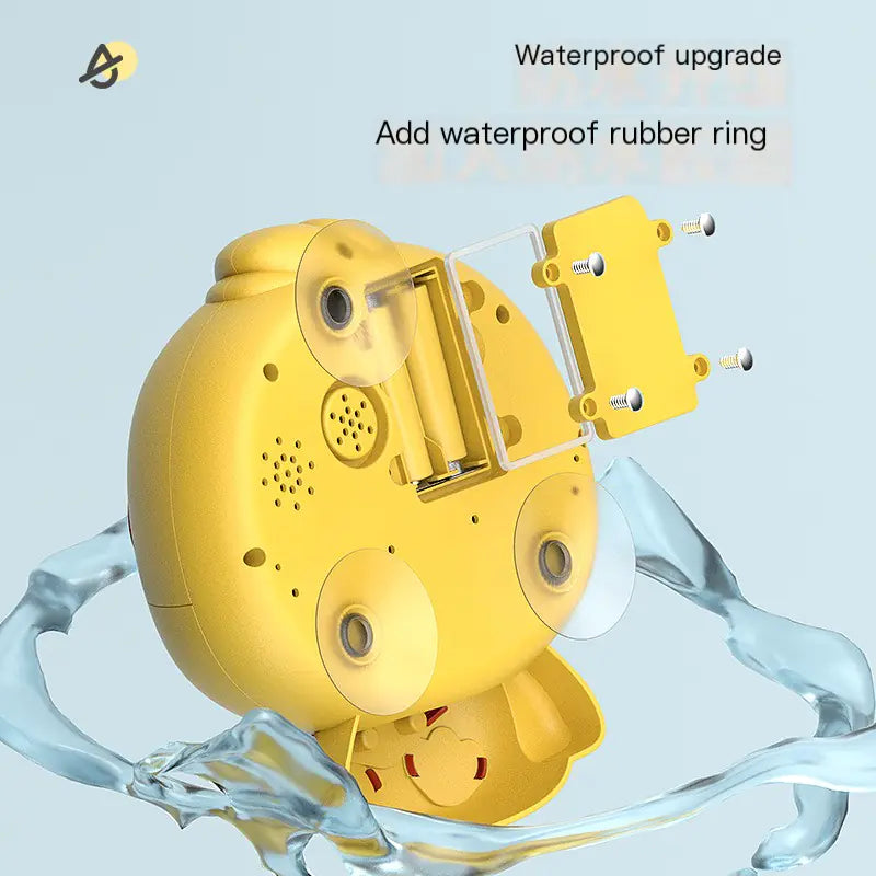 Electric Cartoon Bubble Duck Bath Toy for Kids Interaction
