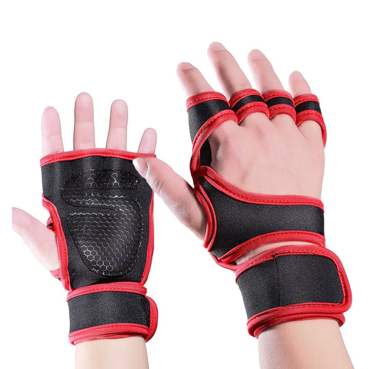 Men's and Women's Weightlifting Half-Finger Gloves