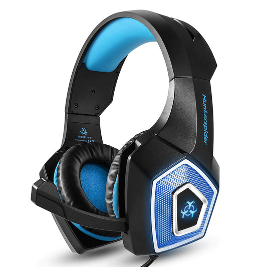 HUNTERSPIDER V1 RGB Wired Gaming Headset for PC