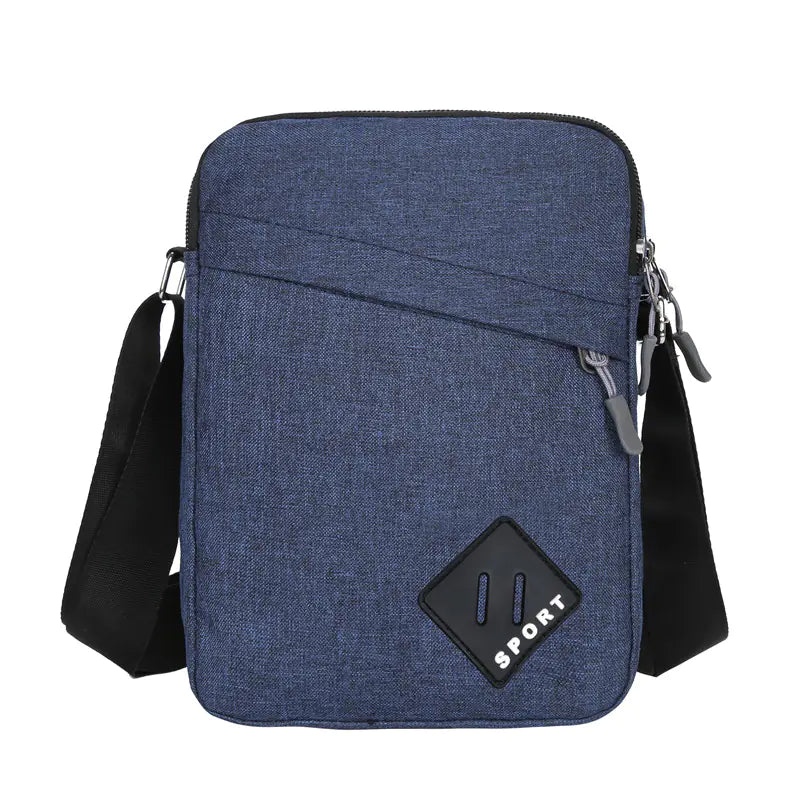 Men's Oxford Cloth Crossbody Shoulder Bag