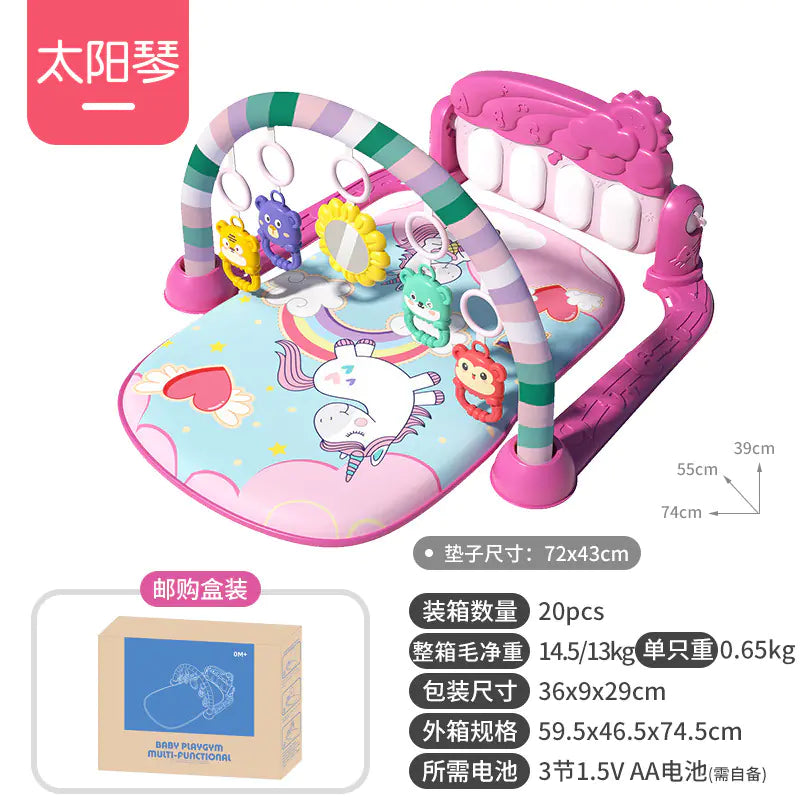 Musical Baby Gym Play Mat Piano Toy for Newborns