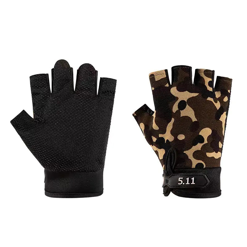 Tactical Half Finger Gloves for Outdoor Training and Cycling