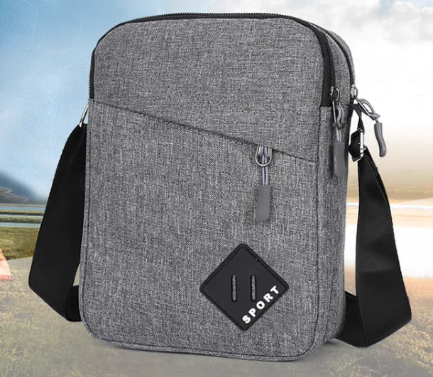 Men's Oxford Cloth Crossbody Shoulder Bag