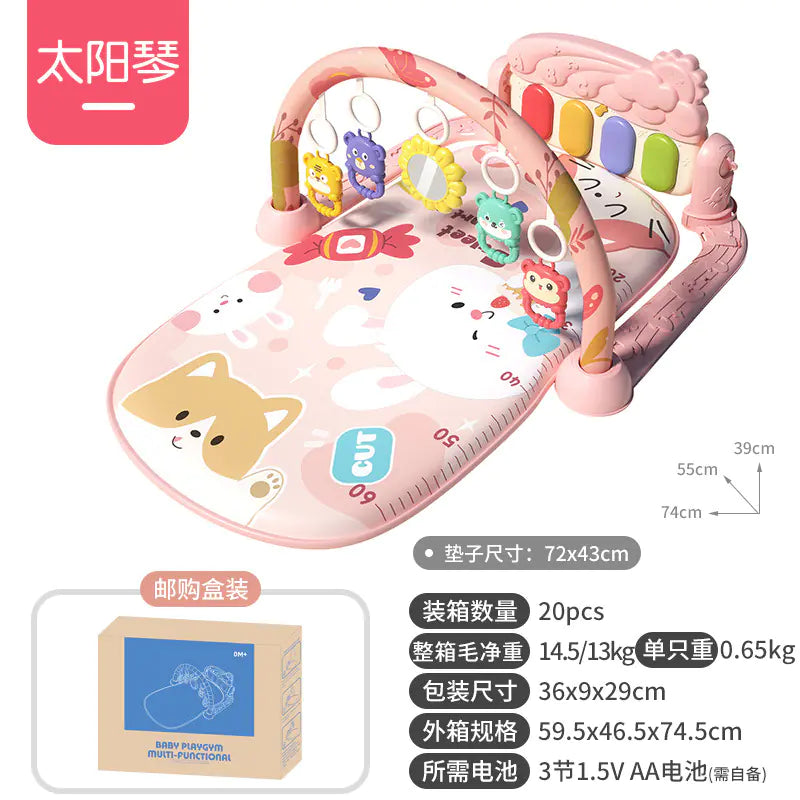 Musical Baby Gym Play Mat Piano Toy for Newborns
